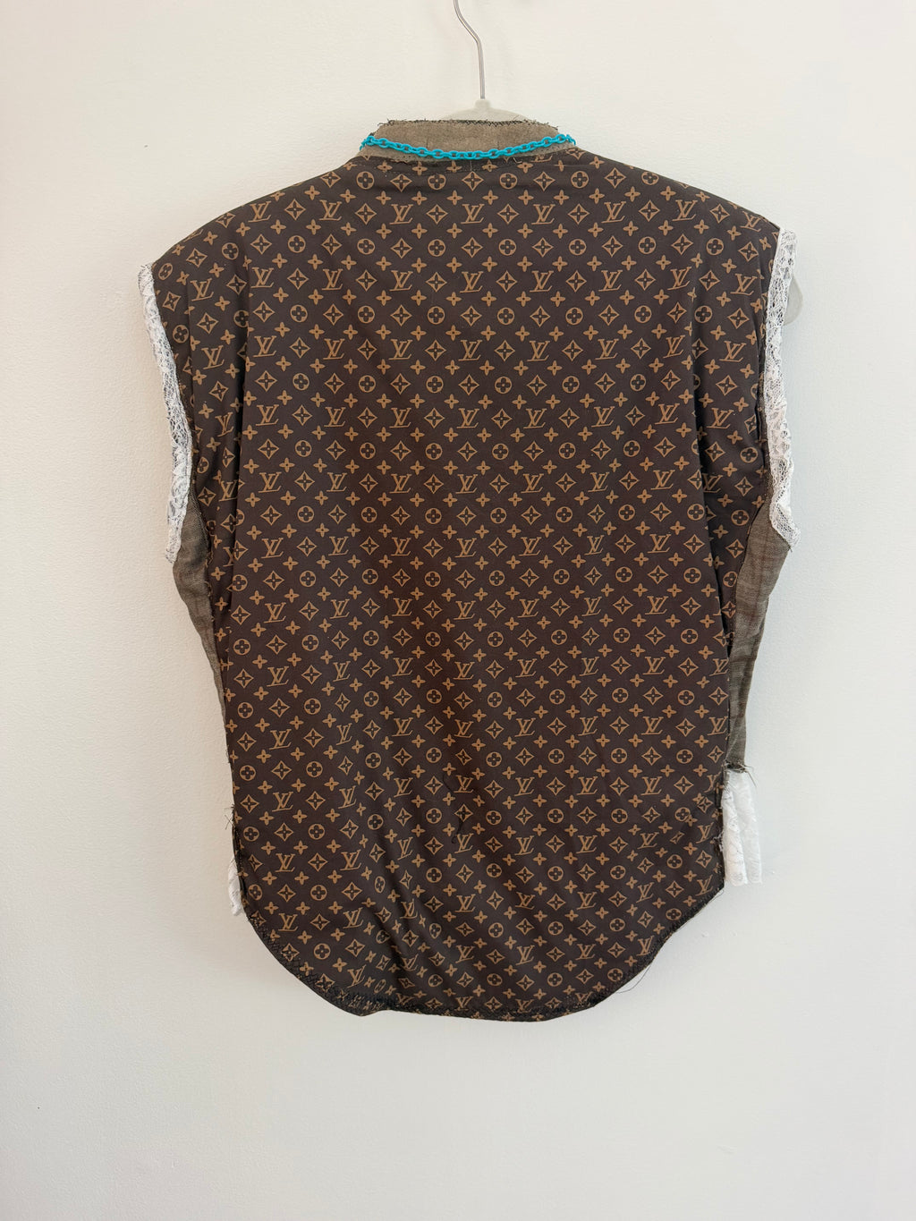 One of a kind recycled vest